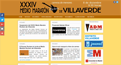 Desktop Screenshot of mediomaratonvillaverde.com